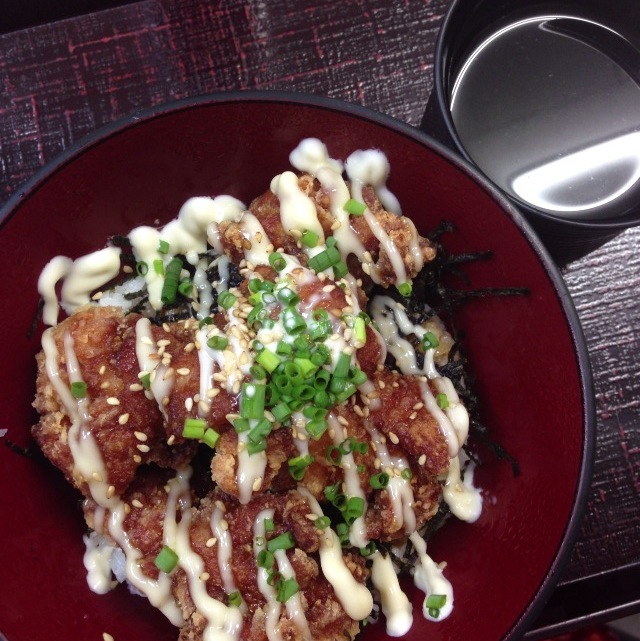 からあげ丼 秋葉原 大阪のメイドカフェなら あっとほぉーむカフェ