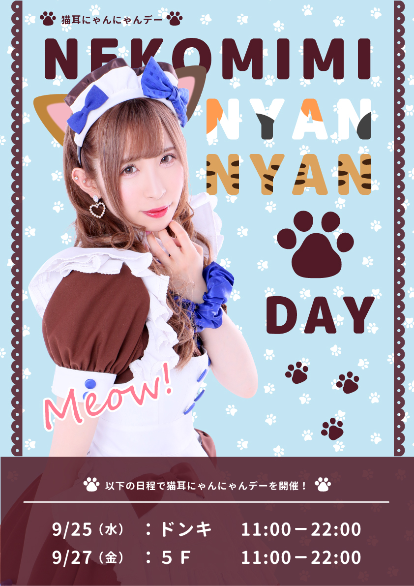 本店5階】猫耳にゃんにゃんデー～ある日目が覚めたら…～ | 秋葉原