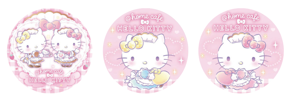 あっとほーむカフェ限定♡激レア♡キティミミィ缶バッジ3点セット あっとほーむカフェ♡激レア♡キティミミィ缶バッジ - メルカリ