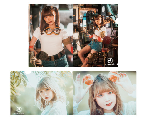あっとほぉ〜むカフェ　スーパープレミアムメイド　ふわる　ミニタペストリー2種 スーパープレミアムメイド就任2周年記念・イベントメンバー撮り
