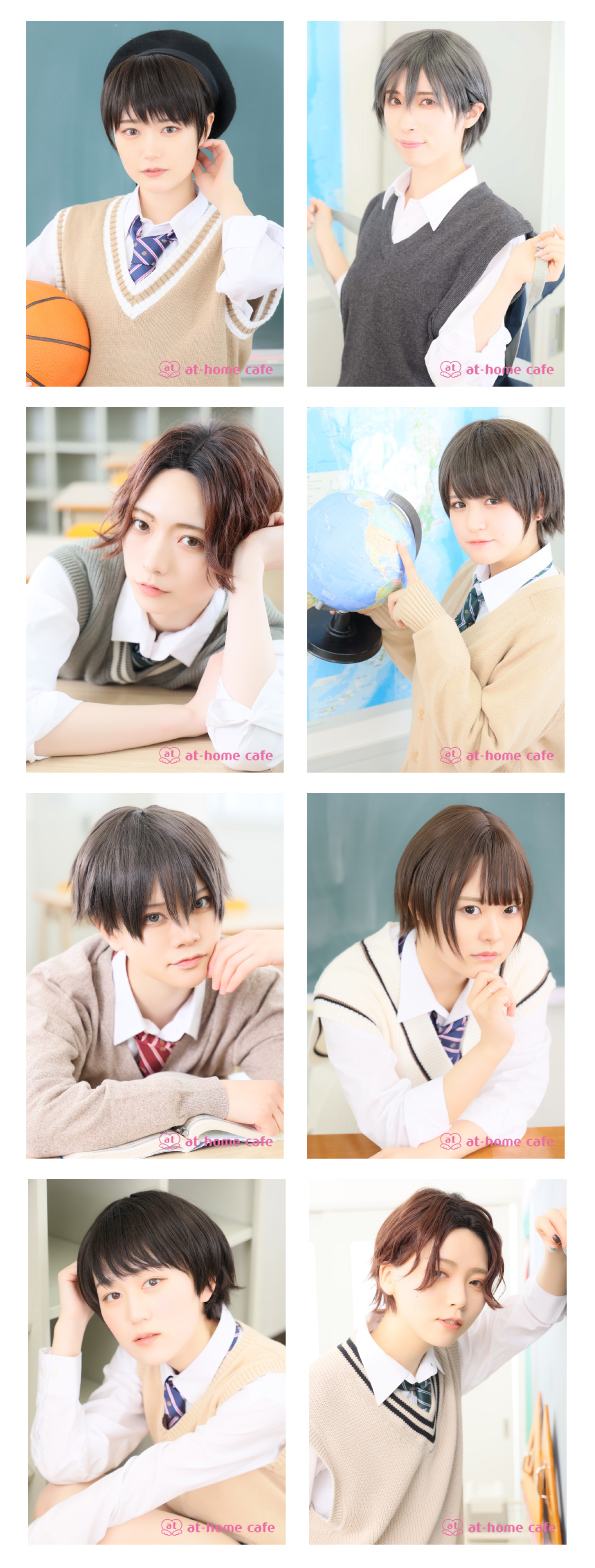 あっとほぉーむカフェ　リンリン　リボン交換　ステッカー　ブロマイド　あっと学園 ブロマイド『あっと学園』販売情報♡ | 秋葉原・大阪・名古屋の