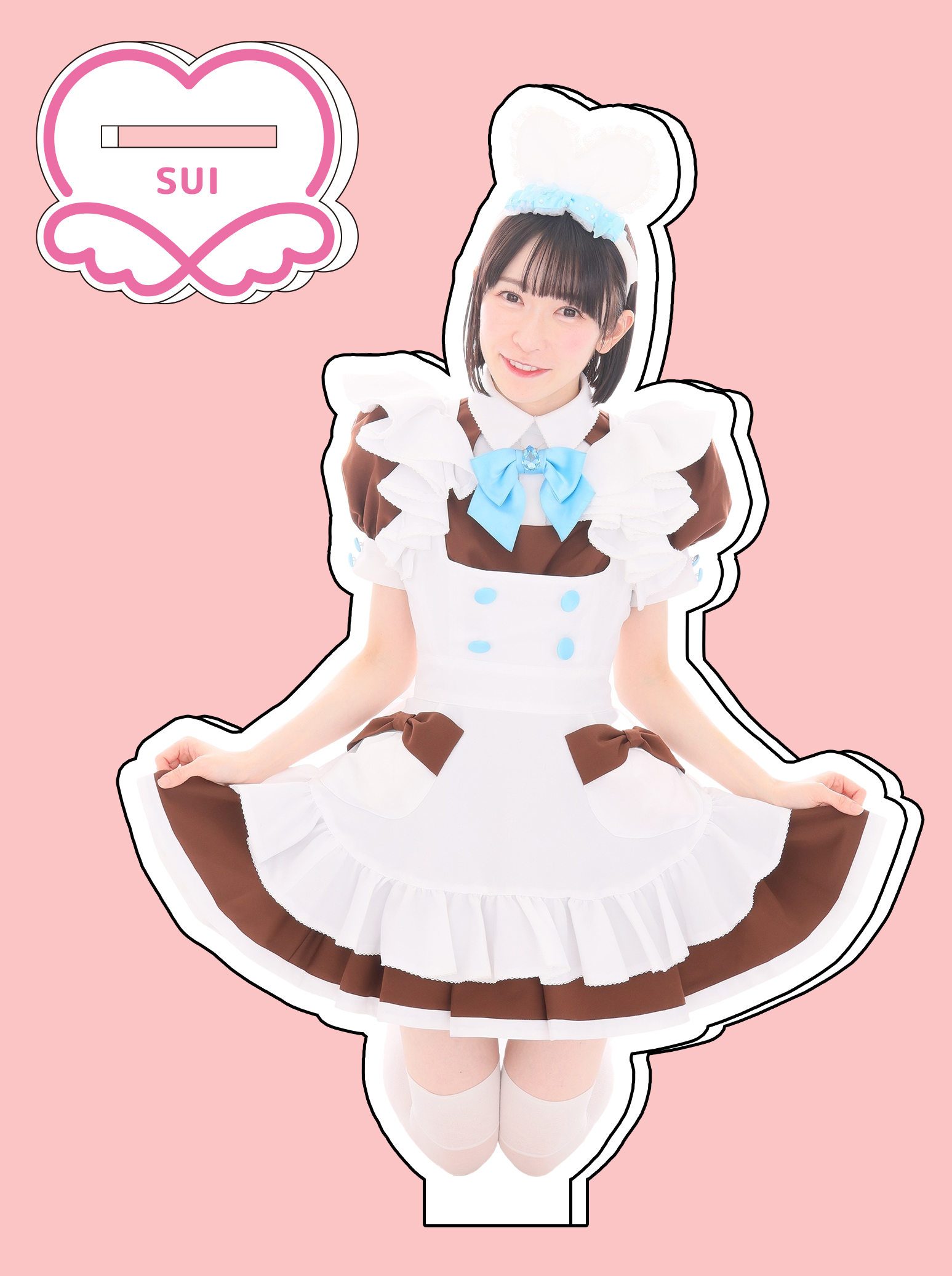 あっとほぉーむカフェ　めらる　アクリルスタンド　缶バッジ　ソロチェキくじ あっとほぉーむカフェめらるアクリルスタンド缶バッジソロチェキくじ