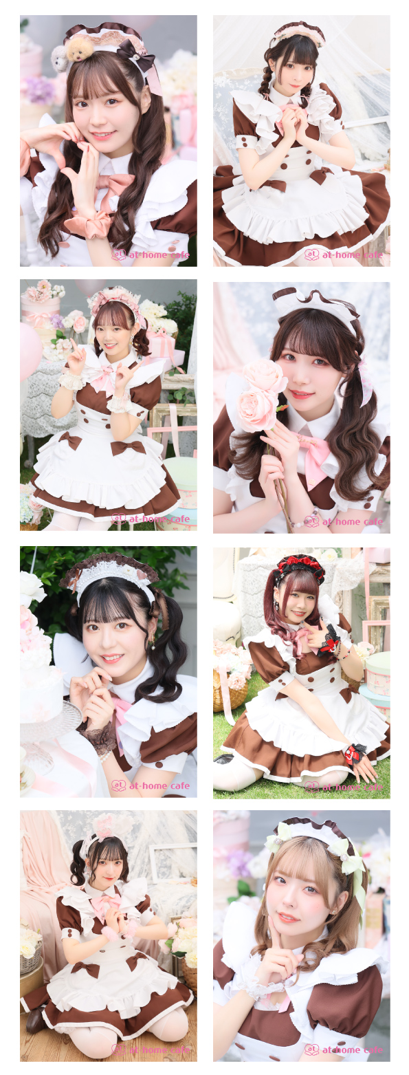 あっとほぉーむカフェのばらブロマイドソロチェキくじトレカコースター