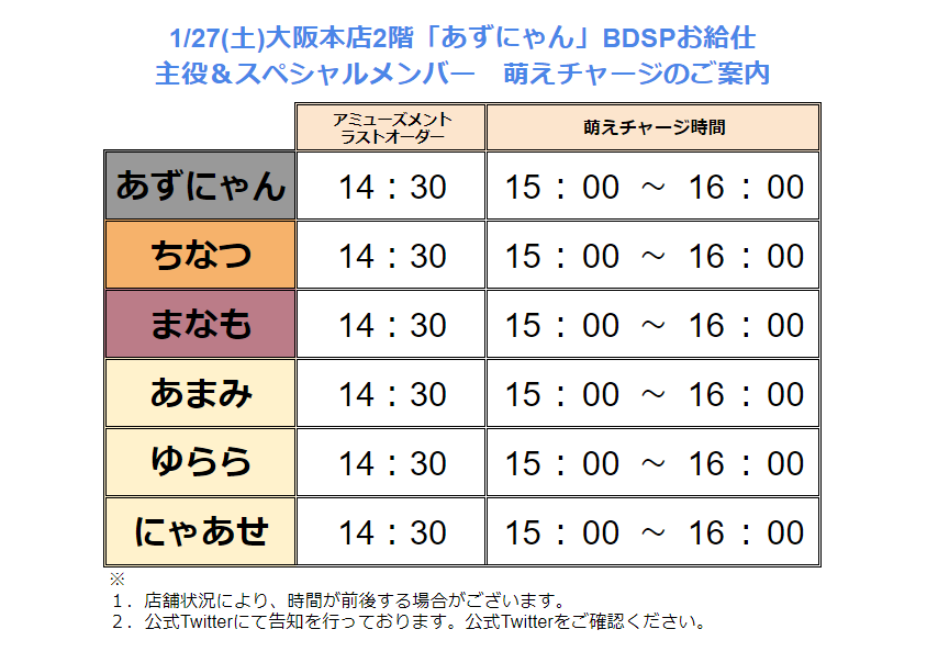 あずにゃん Birthday スペシャルお給仕 | 秋葉原・大阪・名古屋