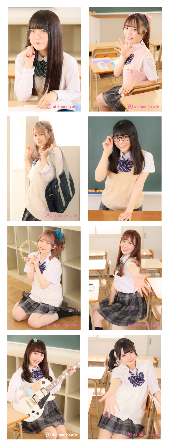 あっとほぉーむカフェ　リンリン　リボン交換　ステッカー　ブロマイド　あっと学園 れなち＆リンリン リボン交換』グッズ販売情報♡ | 秋葉原・大阪